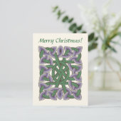 Jesaja Bijbelvers in de Schotse Keltische knoop Feestdagenkaart (Staand voorkant)