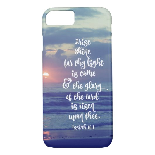 Jesaja Bijbelvers met zonsopgang Case-Mate iPhone Case (Achterkant)