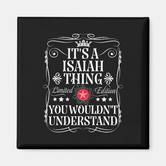 Jesaja noemt het een Jesaja die je niet zou begrij Magneet (Voorkant)