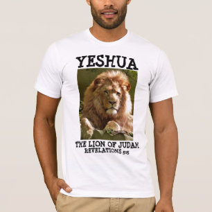 JESHUA JESUS LION OF JUDAH T-shirts
