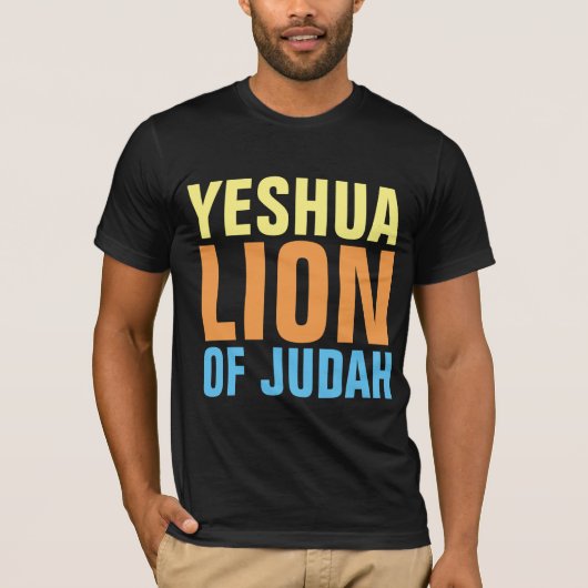 JESHUA LION OF JUDAH T-shirts (Voorkant)