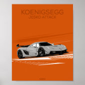 Jesko Attack Poster (Voorkant)
