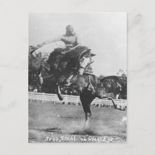 Jess Stahl on Glass Eye. Briefkaart (Voorkant)