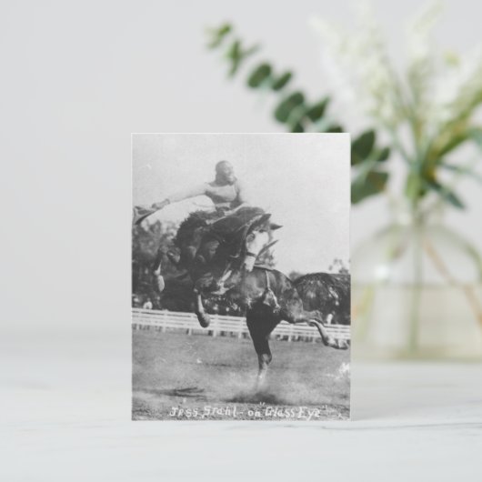 Jess Stahl on Glass Eye. Briefkaart (Staand voorkant)