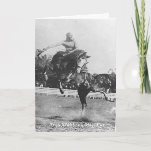 Jess Stahl on Glass Eye. Kaart (Voorkant)