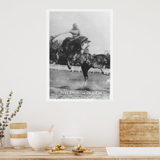 Jess Stahl on Glass Eye. Poster (Keuken)