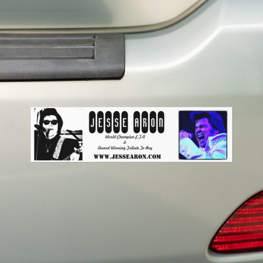 Jesse Aron Bumpersticker (Op auto)