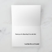 Jesse en Cristabel, Flowers are For Fr... Bedankkaart (Binnen)