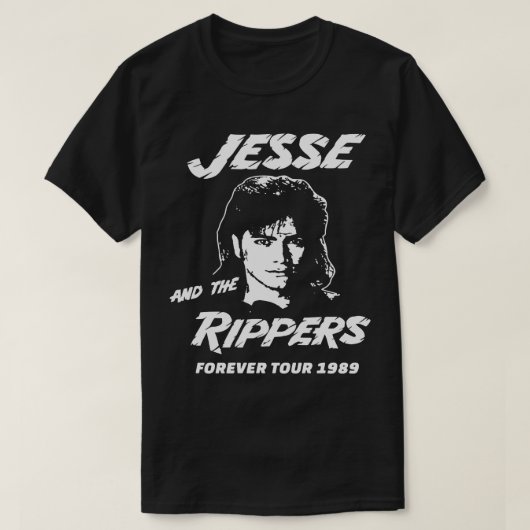 Jesse en de Rippers grappige jaren 90 T-shirt (Design voorkant)