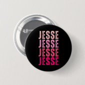 Jesse Gepersonaliseerde Naam Ik hou van Jesse Ronde Button 5,7 Cm (Voorkant /achterkant)