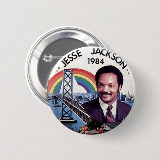Jesse Jackson - Button (Voorkant /achterkant)