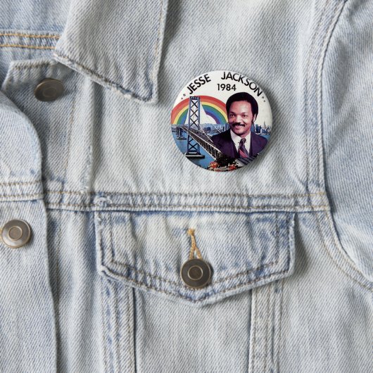 Jesse Jackson - Button (In situ)