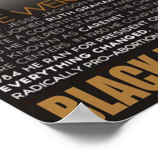 Jesse Jackson Poster (Hoek)