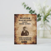 jesse james briefkaart (Staand voorkant)