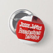 Jesse James Frankenstein Daughter-knop Ronde Button 5,7 Cm (Voorkant /achterkant)