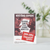 Jesse James Meets Frankenstein Daughter Briefkaart (Staand voorkant)