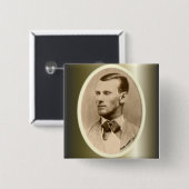 Jesse James Outlaw Bank Robber Vierkante Button 5,1 Cm (Voorkant /achterkant)