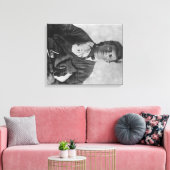 Jesse James Portrait Fotograaf uitschuren Canvas Afdruk (Insitu (Woonkamer))