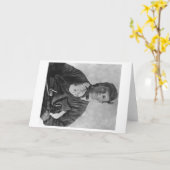 Jesse James Portrait Fotograaf uitschuren Kaart (Gele Bloem)