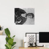 Jesse James Portrait Fotograaf uitschuren Poster (Thuiskantoor)