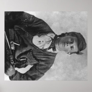 Jesse James Portrait Fotograaf uitschuren Poster