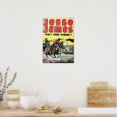 Jesse James Train Robbery Poster (Keuken)