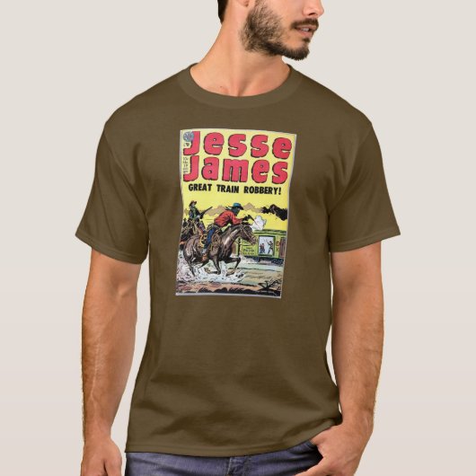 Jesse James Train Robbery T-shirt (Voorkant)