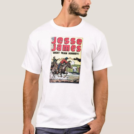 Jesse James Train Robbery T-shirt (Voorkant)