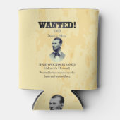 Jesse James Wanted Outlaw 🚨 Wild West Verenigde S Blikjeskoeler (Voorkant)