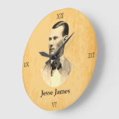 Jesse James Wanted Outlaw 🚨 Wild West Verenigde S Grote Klok (Hoek)