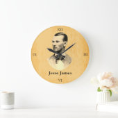 Jesse James Wanted Outlaw 🚨 Wild West Verenigde S Grote Klok (Huis)