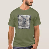 Jesse James Wanted Poster T-shirt (Voorkant)