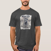 Jesse James Wanted Poster T-shirt (Voorkant)