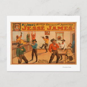 Jesse James Westerne spectaculaire productie Briefkaart