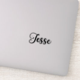 Jesse Naam - Handgeschreven kalligrafie Sticker
