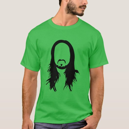 Jesse Pinkman Lang Haar Steve Aoki retro T-shirt (Voorkant)
