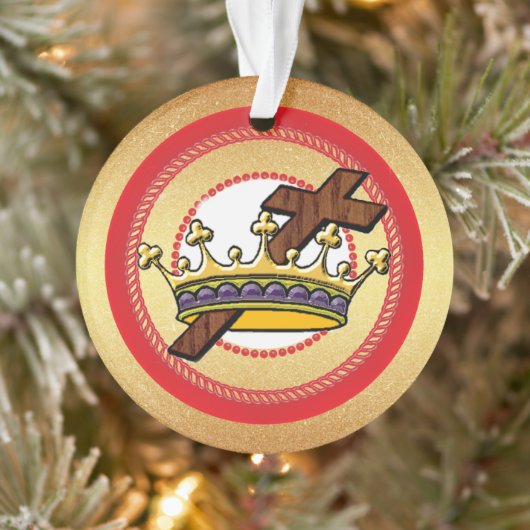 Jesse Tree Crown Day 14 Ornament (Boom)