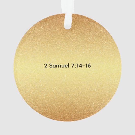 Jesse Tree Crown Day 14 Ornament (achterkant)