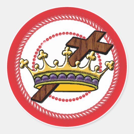 Jesse Tree Crown Sticker (Voorkant)