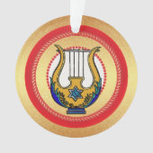 Jesse Tree David's Harp Day 13 Ornament (voorkant)