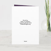 Jesse Tree Gevouwen Zegening Wenskaart Kaart (Achterkant)