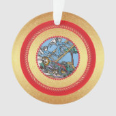 Jesse Tree Jacob's Ladder Day 8 Ornament (voorkant)