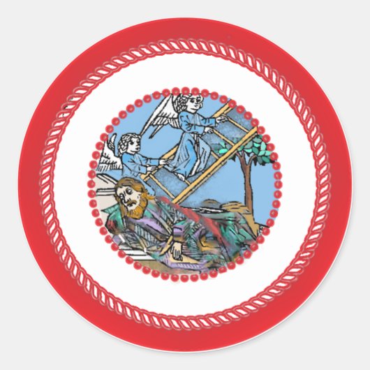 Jesse Tree Jacob's Ladder Sticker (Voorkant)