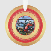 Jesse Tree Jonah en Whale Day 17 Ornament (voorkant)