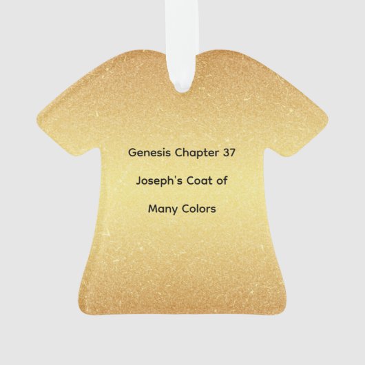 Jesse Tree Joseph Coat Ornament (achterkant)