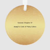 Jesse Tree Josephs Coat Ornament (achterkant)