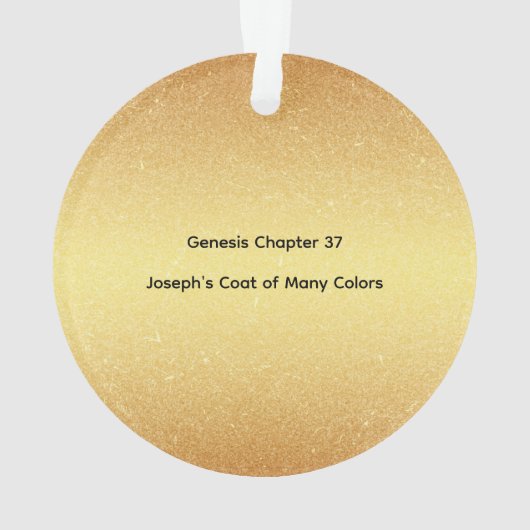 Jesse Tree Josephs Coat Ornament (achterkant)