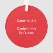 Jesse Tree Lion Ornament (achterkant)