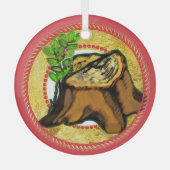 Jesse Tree 'Root of Jesse' 2 Glas Ornament (Voorkant)