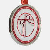 Jesse Tree Scarlet Cord Ornament #1 (Rechts)